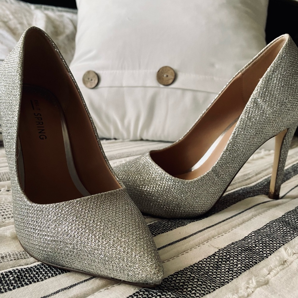 Silver heels